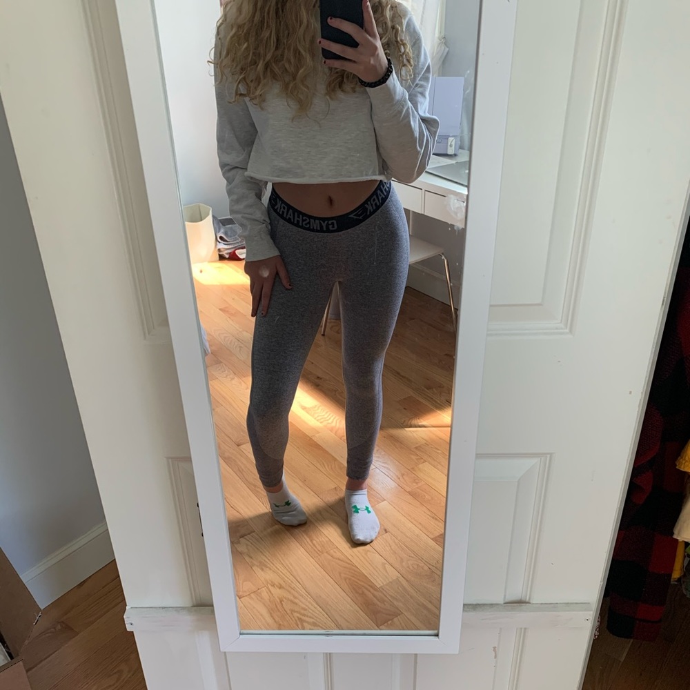 Gymshark Flex Leggings Steel Blue Marl